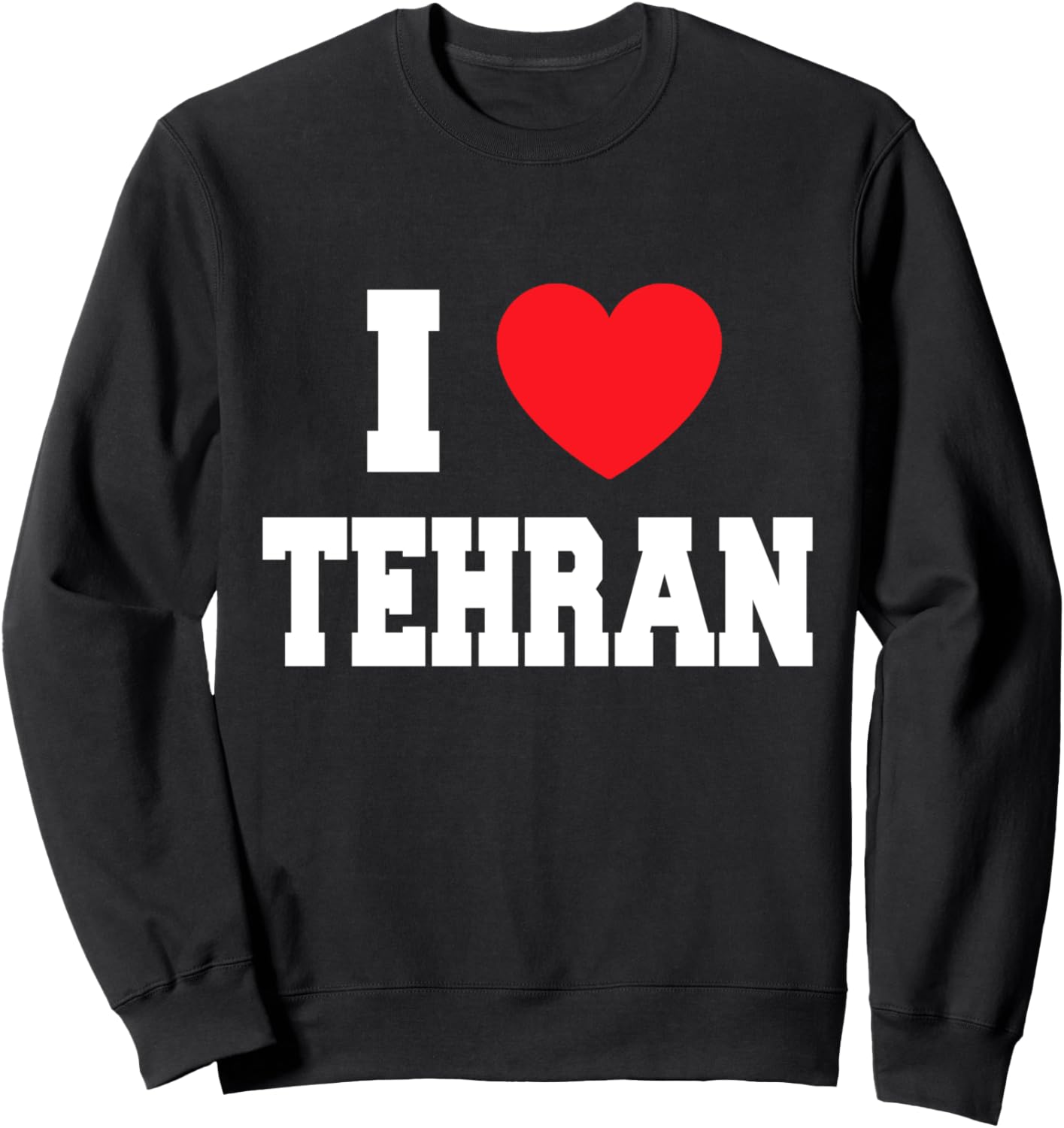 

Толстовка с надписью «Я люблю Тегеран» My Heart, черный