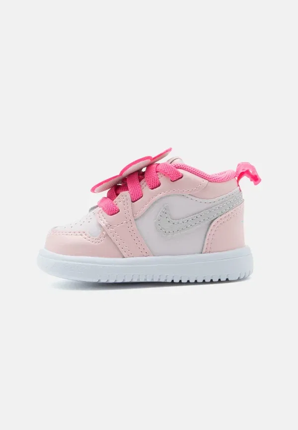 Кроссовки высокие Jordan 1 SE, розовое свечение/светло-аква/розовый цветение/гипер оранж/парус — фото 2