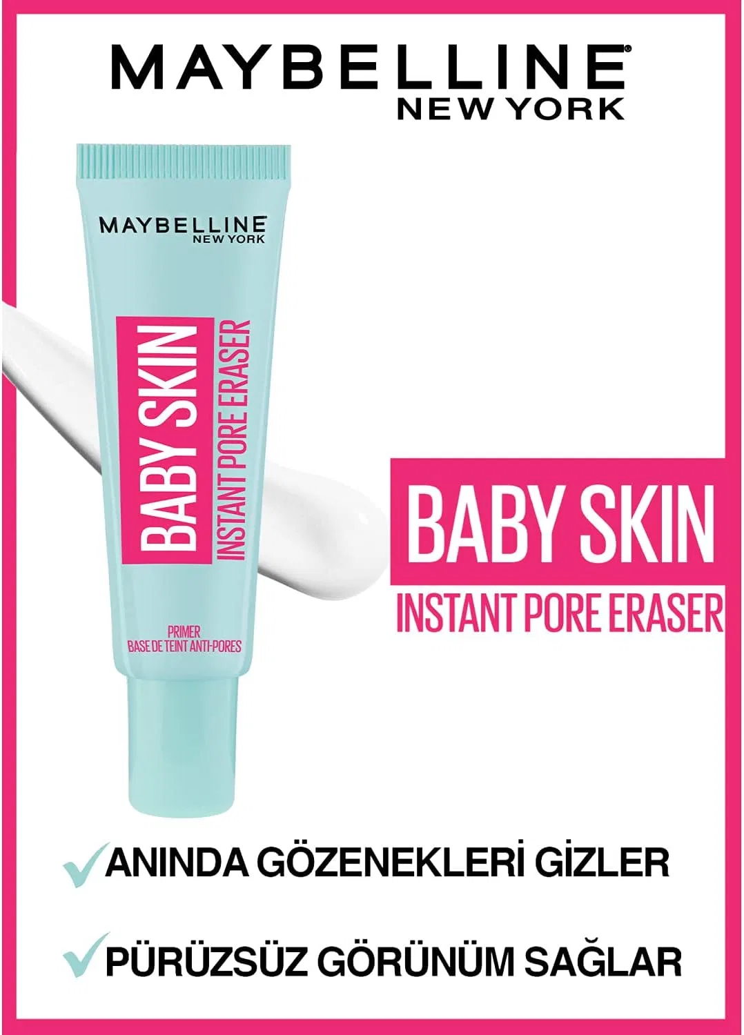 Праймер для лица Maybelline Baby Skin Pore Eraser 22 мл — фото 3