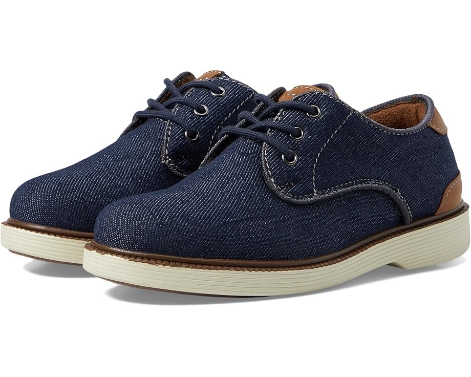 

Оксфорды Florsheim Kids Highland Canvas Plain Toe Oxford Jr., темно-синий