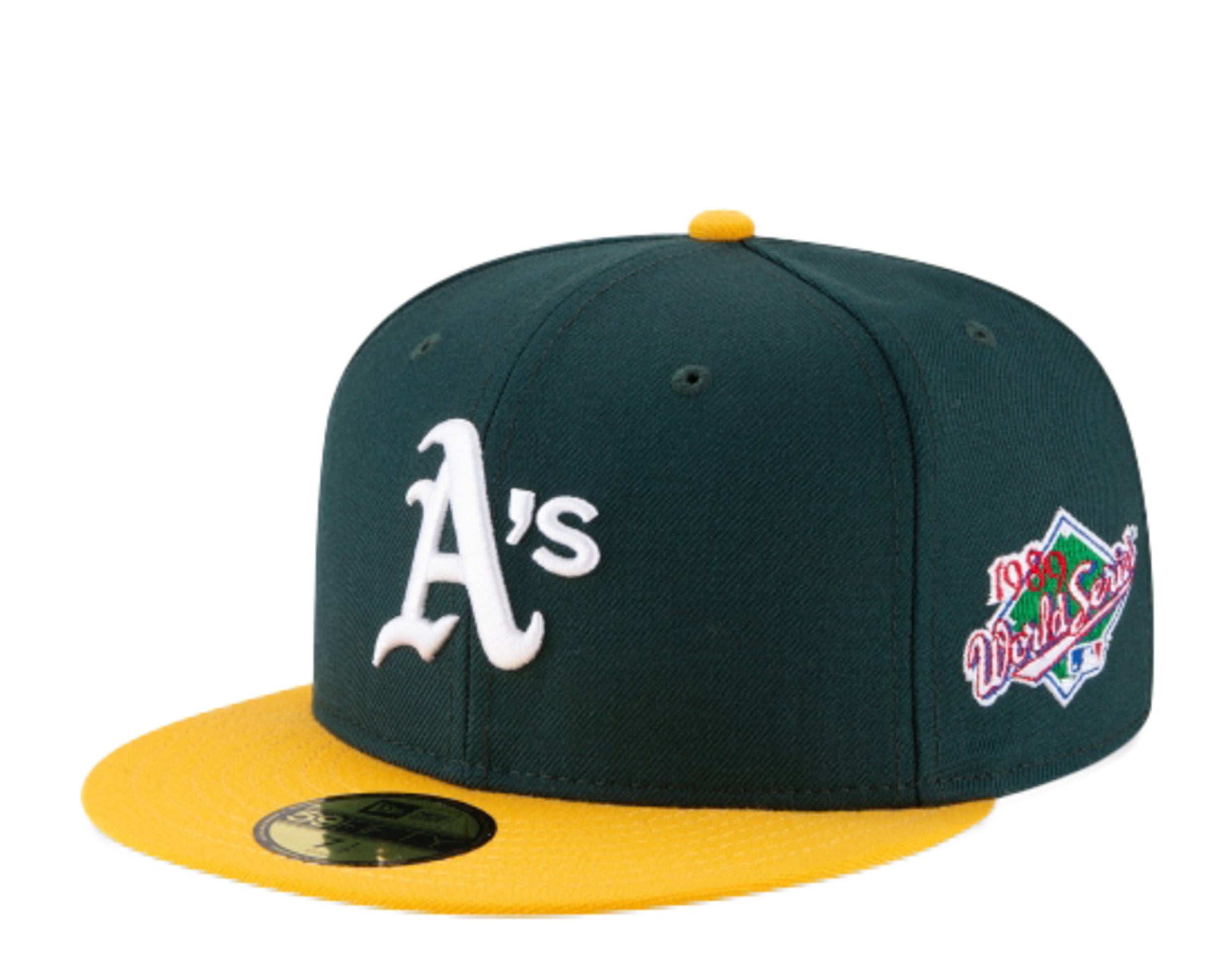 

Кепка New Era 59Fifty MLB Oakland Athletics 1989 World Series 11941900, зеленый