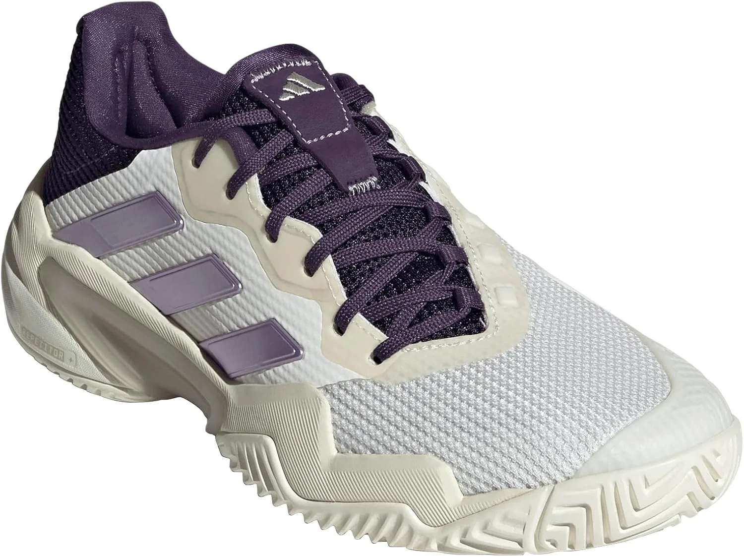 Кроссовки теннисные Adidas Barricade 13, белый/розовый — фото 2