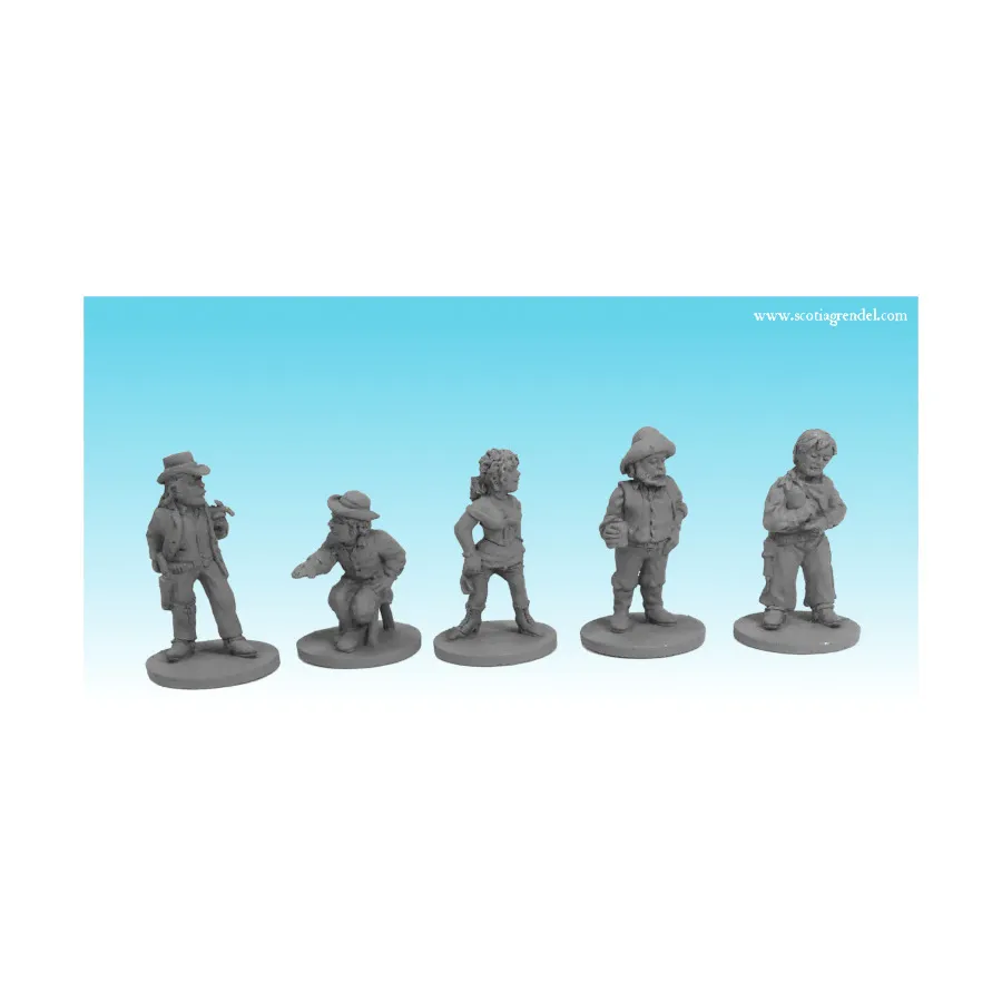 

Посетители салона, Historical Miniatures - Wild West (28mm) (Scotia Grendel Productions)