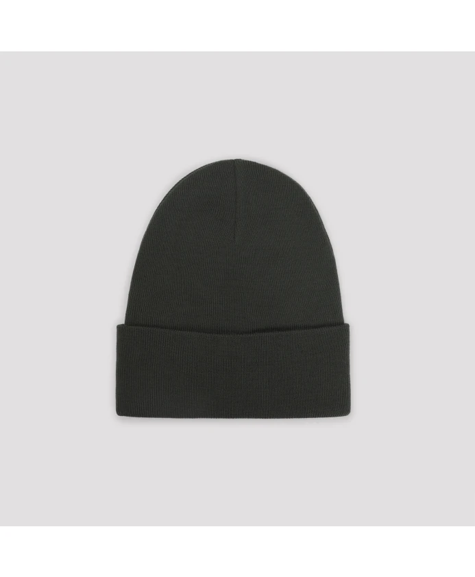 Зеленая зимняя шапка, стильный дизайн Moncler, зеленый — фото 2