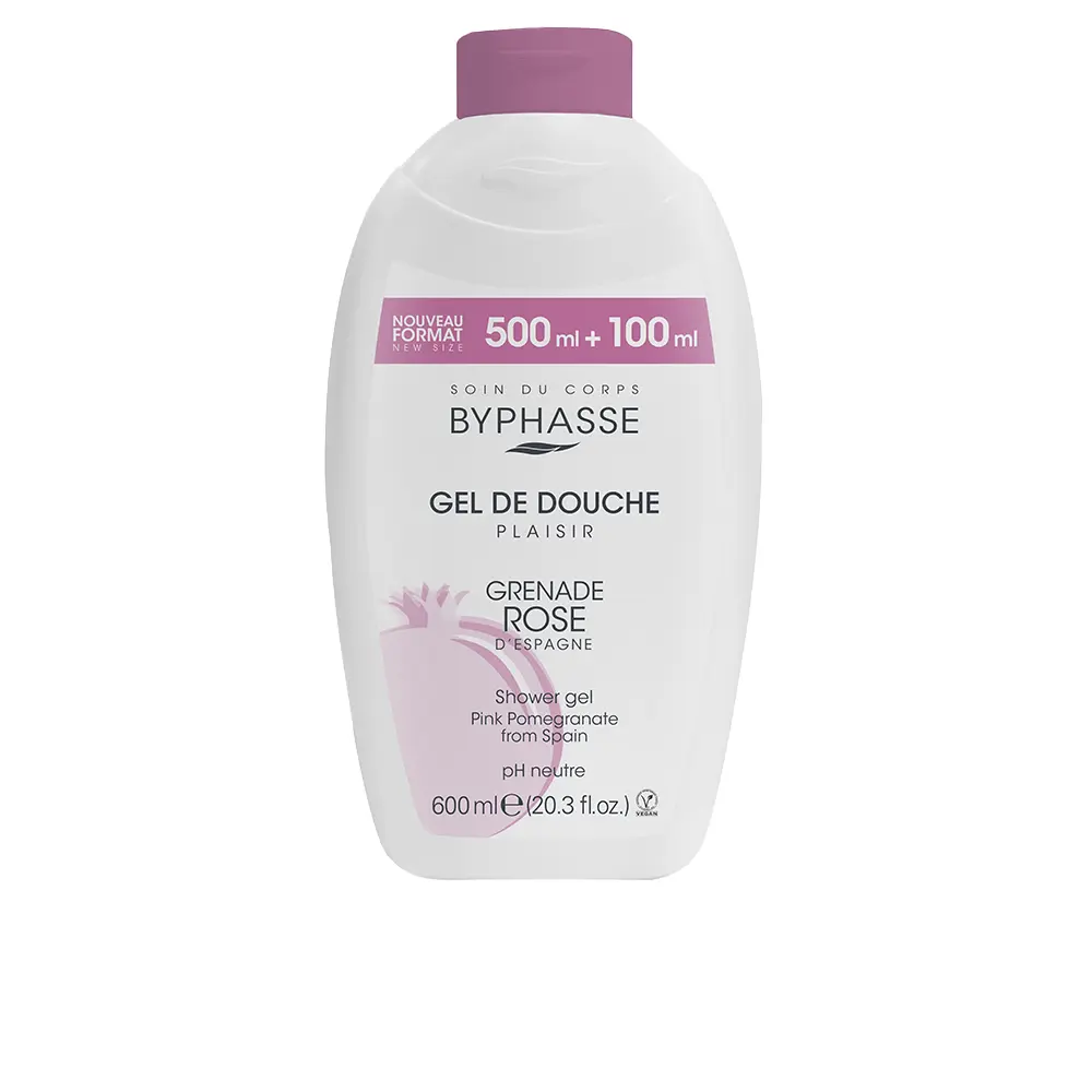 

Гель для душа Plaisir gel de ducha granada rosa Byphasse, 600 мл.