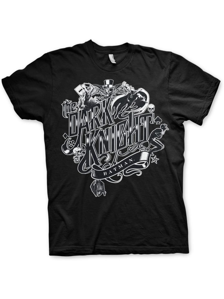 

Футболка Inked Dark Knight Big Tall T-Shirt черного цвета Batman, Черный, Футболка Inked Dark Knight Big Tall T-Shirt черного цвета Batman