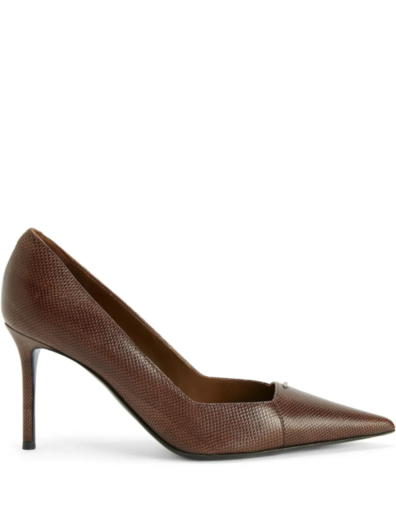 85-мм туфли Raquel Giuseppe Zanotti, коричневый
