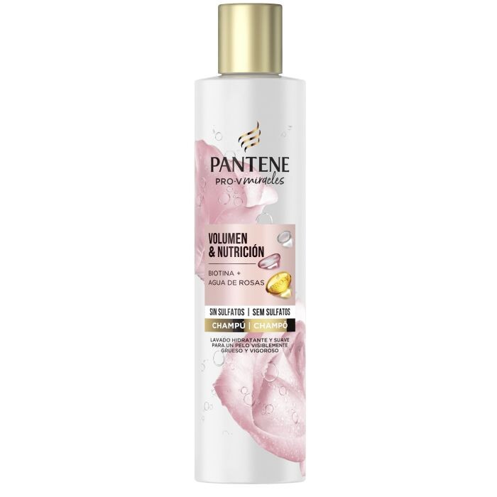 

Шампунь Champú Sin Sulfatos Volumen & Nutrición Pantene, 225 ml