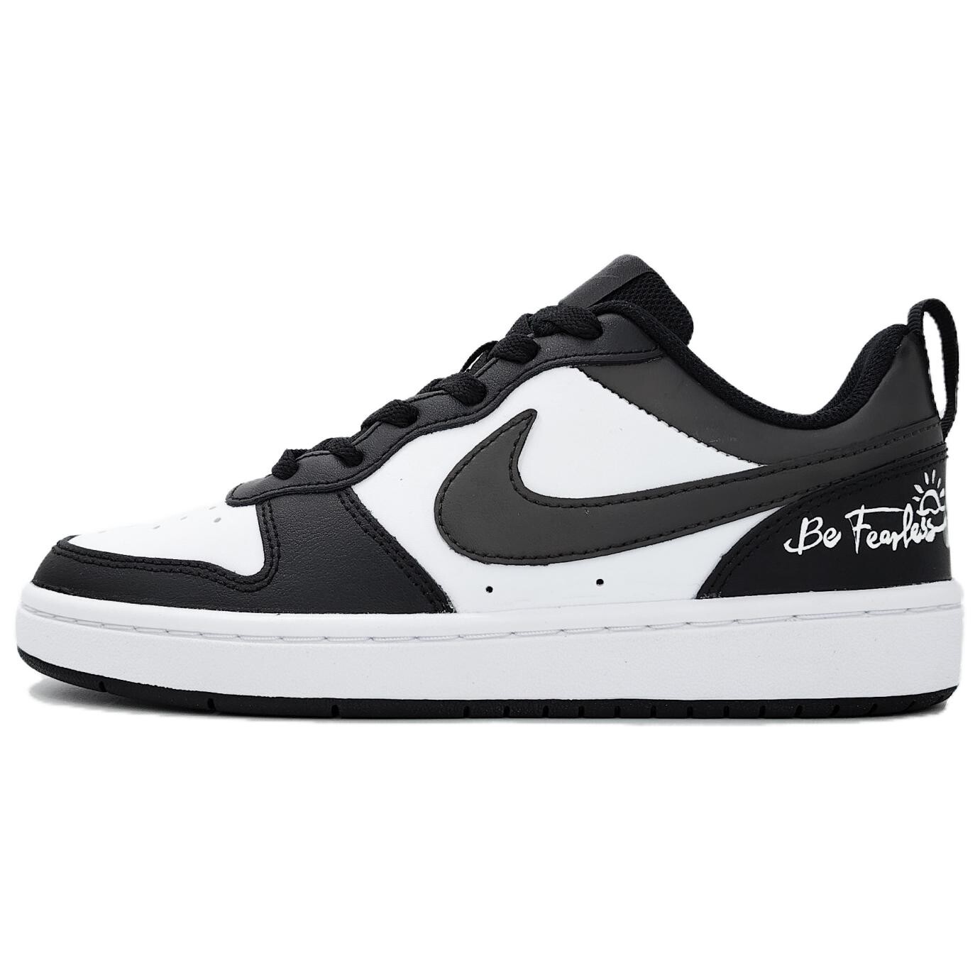 

Кроссовки Nike Court Borough Skateboarding Shoes Women's Low-top Black, черный/белый