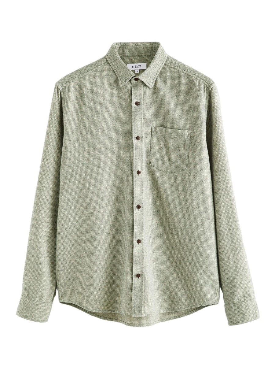 

Повседневная рубашка Next Regular fit Button Up Shirt, пастельный зеленый