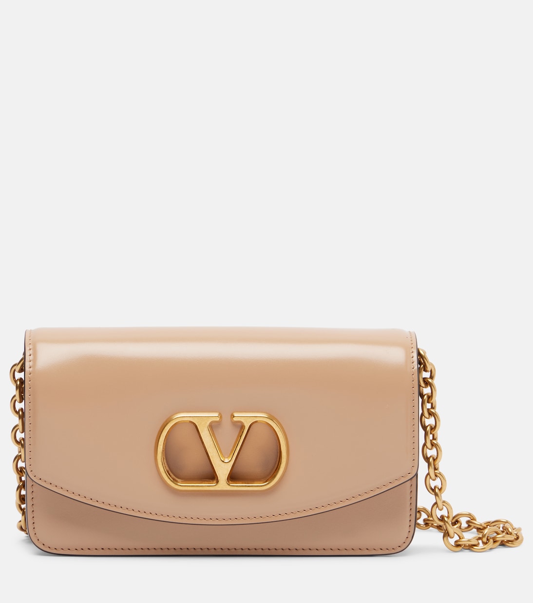 

Кожаный клатч Vain Small Valentino Garavani, Rose Sand