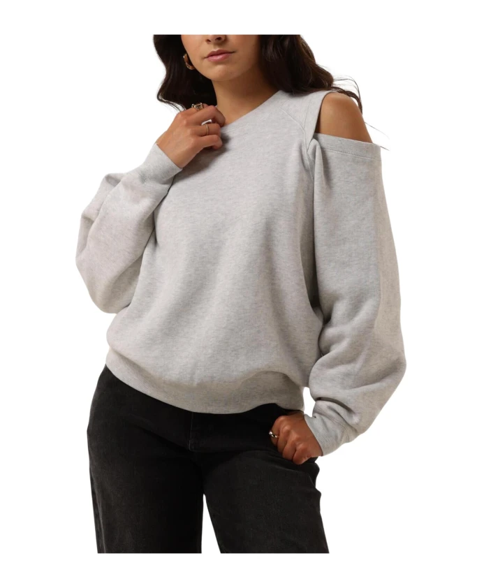 

Свободный пуловер с открытыми плечами Catwalk Junkie, серый
