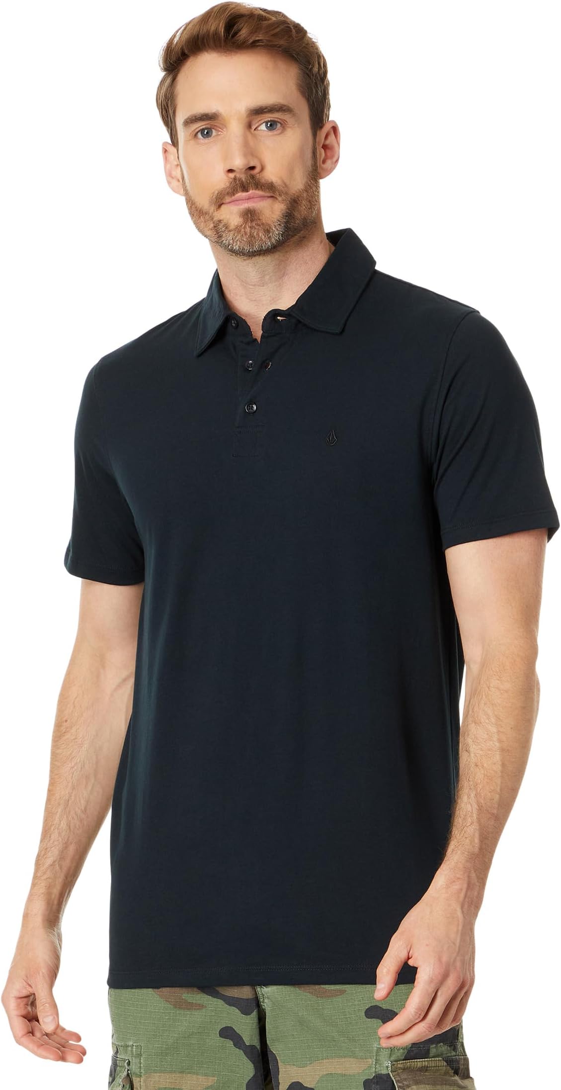 

Футболка Volcom Wowzer Polo, цвет Black 3