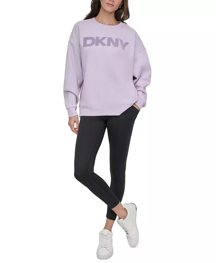 

Женская толстовка Velvet-Logo DKNY, фиолетовый