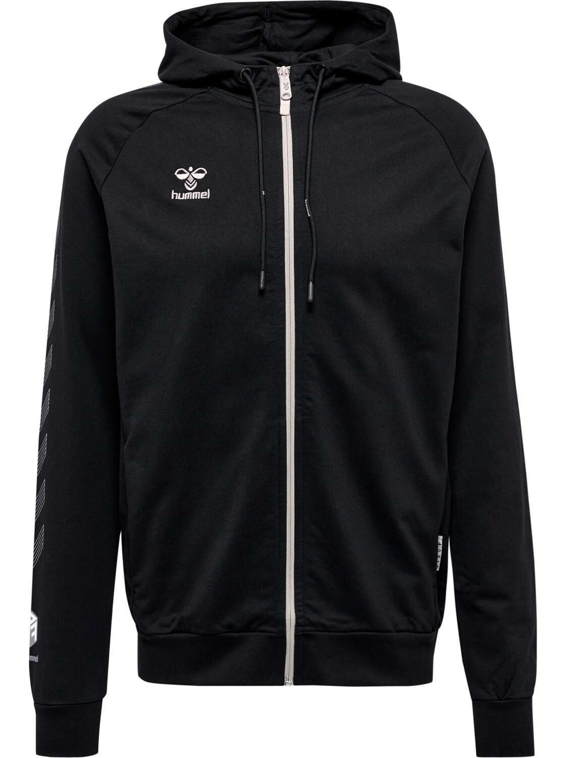 

Толстовка Hummel Hoodie Hmlmove Grid Cotton Zip Hoodie, черный