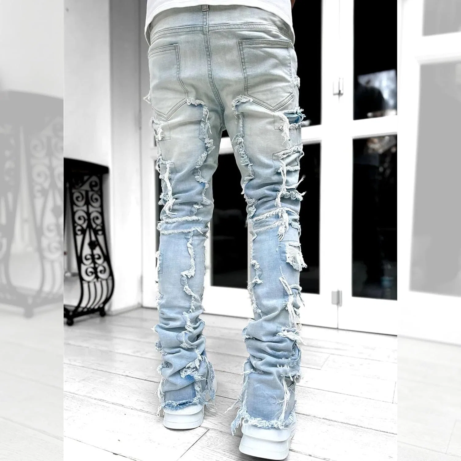 Джинсы мужские, Light Blue — фото 2
