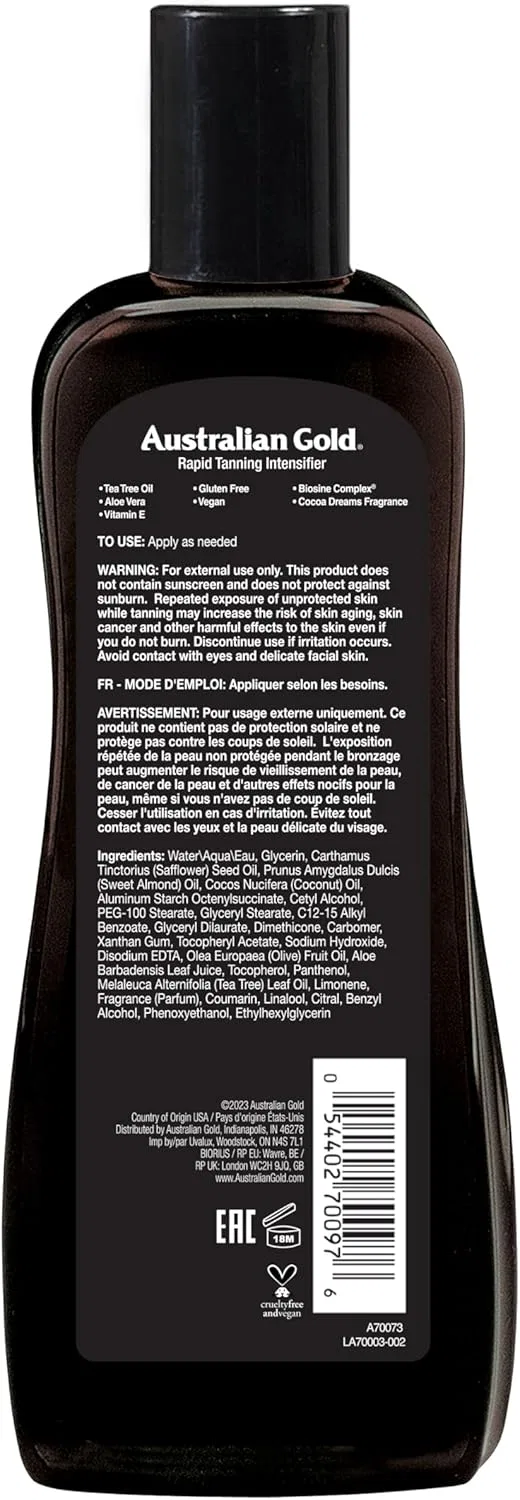 Лосьон для ускорения загара Australian Gold Rapid Tanning Intensive, 250 мл — фото 2