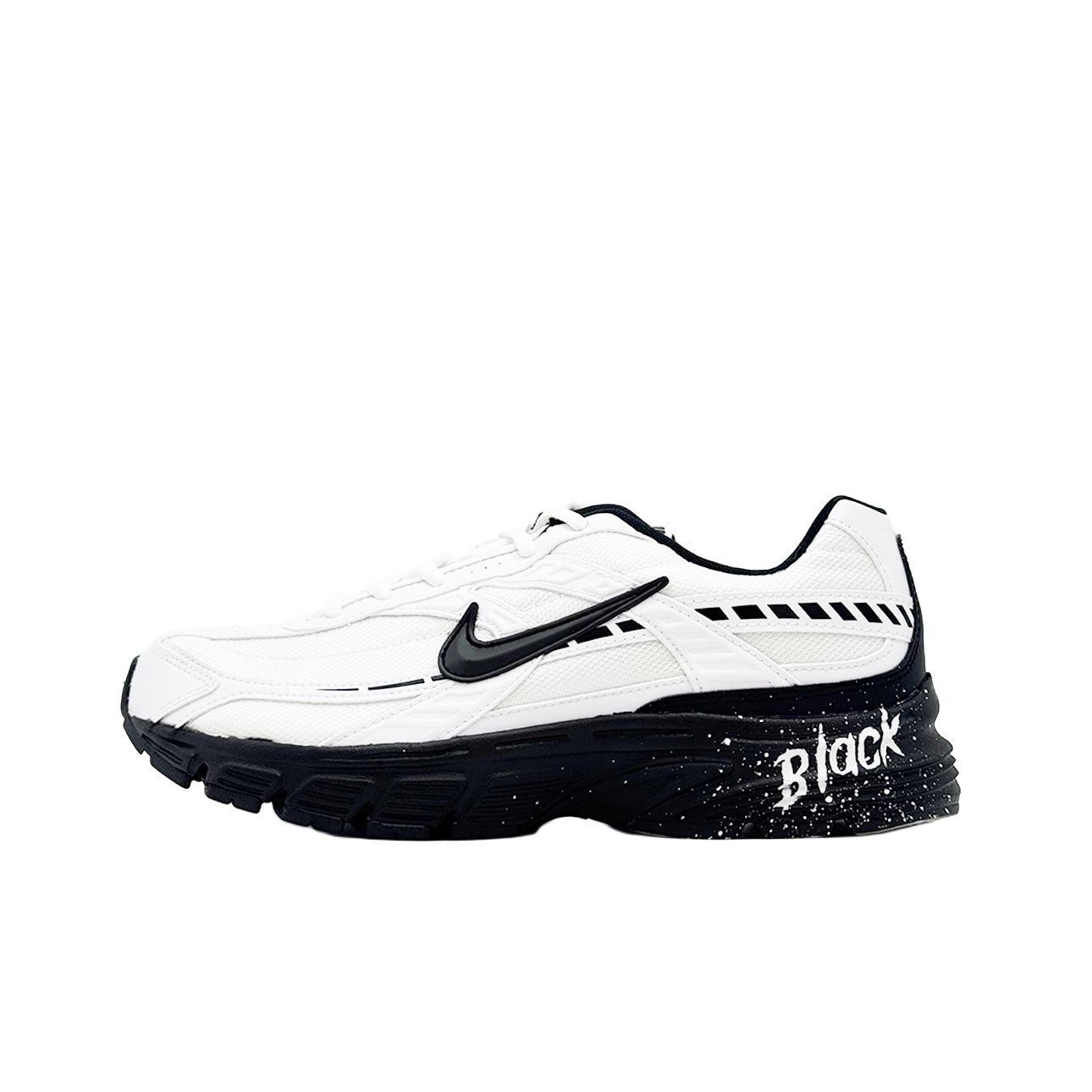 

Nike Кроссовки Initiator с низким верхом, устойчивые к истиранию, мужские, черно-белые