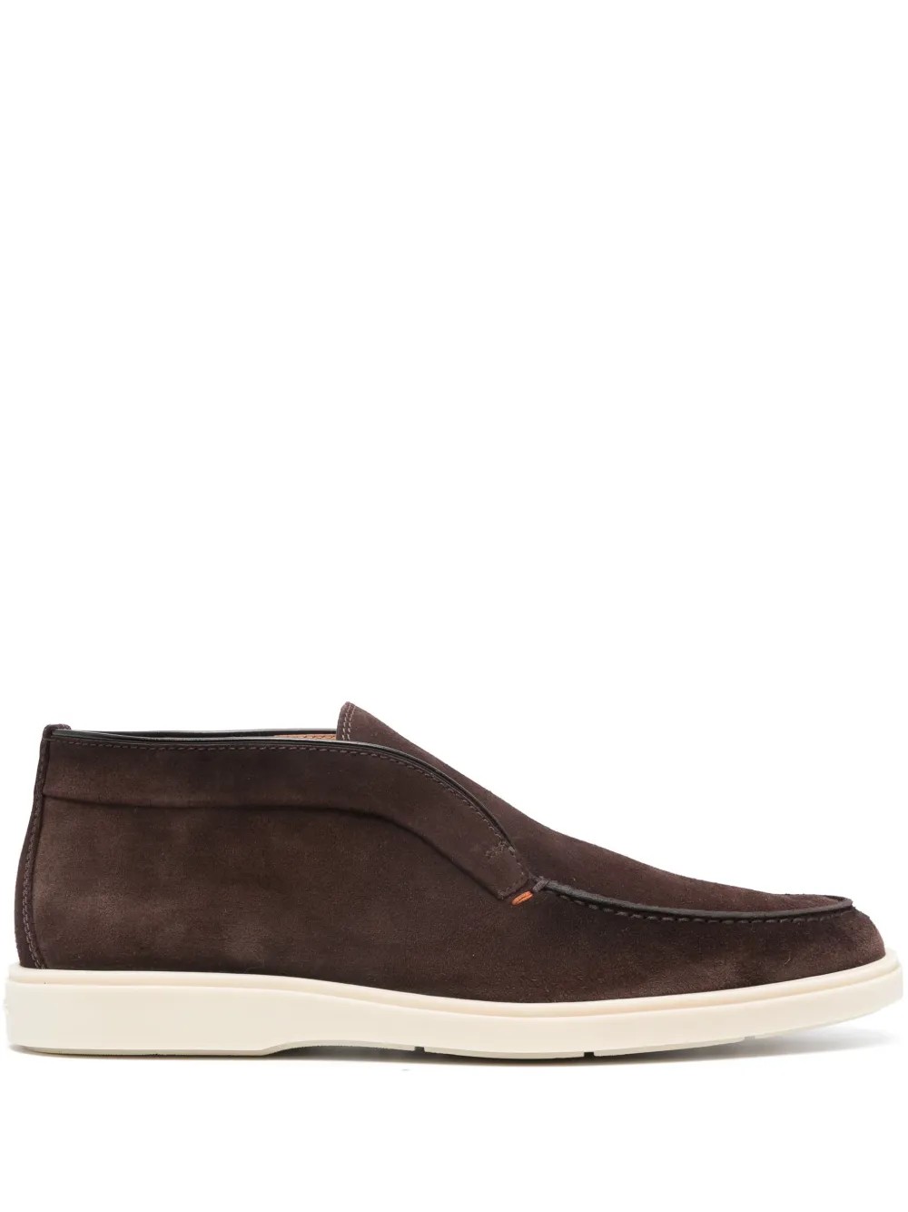 

Замшевые ботинки Santoni, коричневый