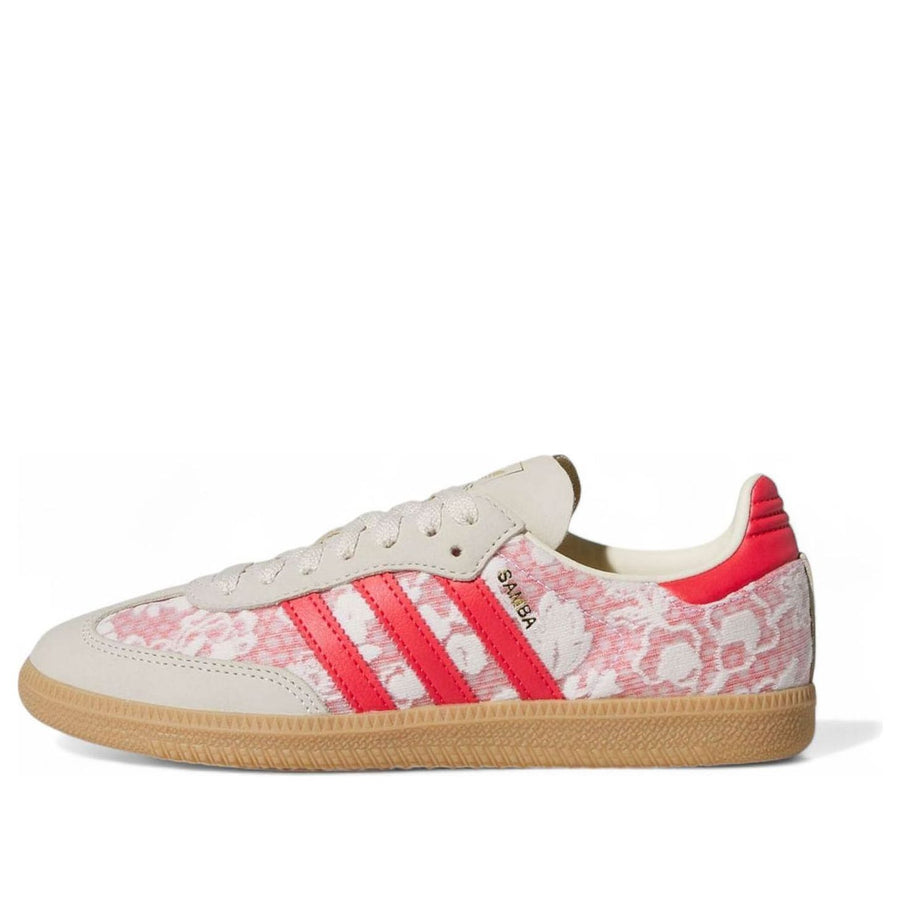 Кроссовки (WMNS) adidas x Liberty London Samba OG 'Better Scarlet', бежевый
