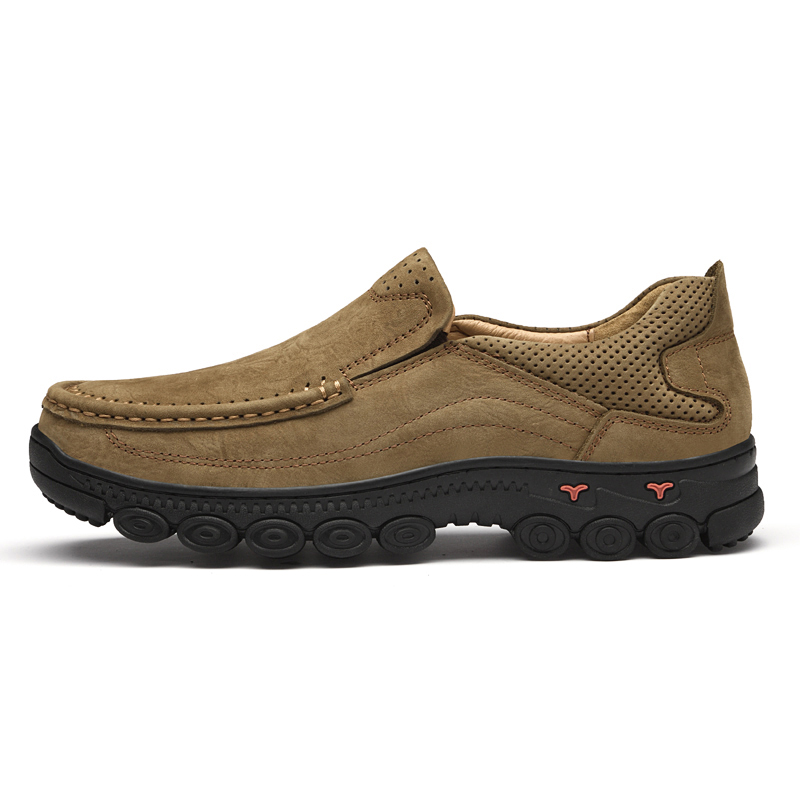 

Bull Thunder Мужские повседневные туфли с прорезями цвета хаки, цвет Khaki Cut-Out