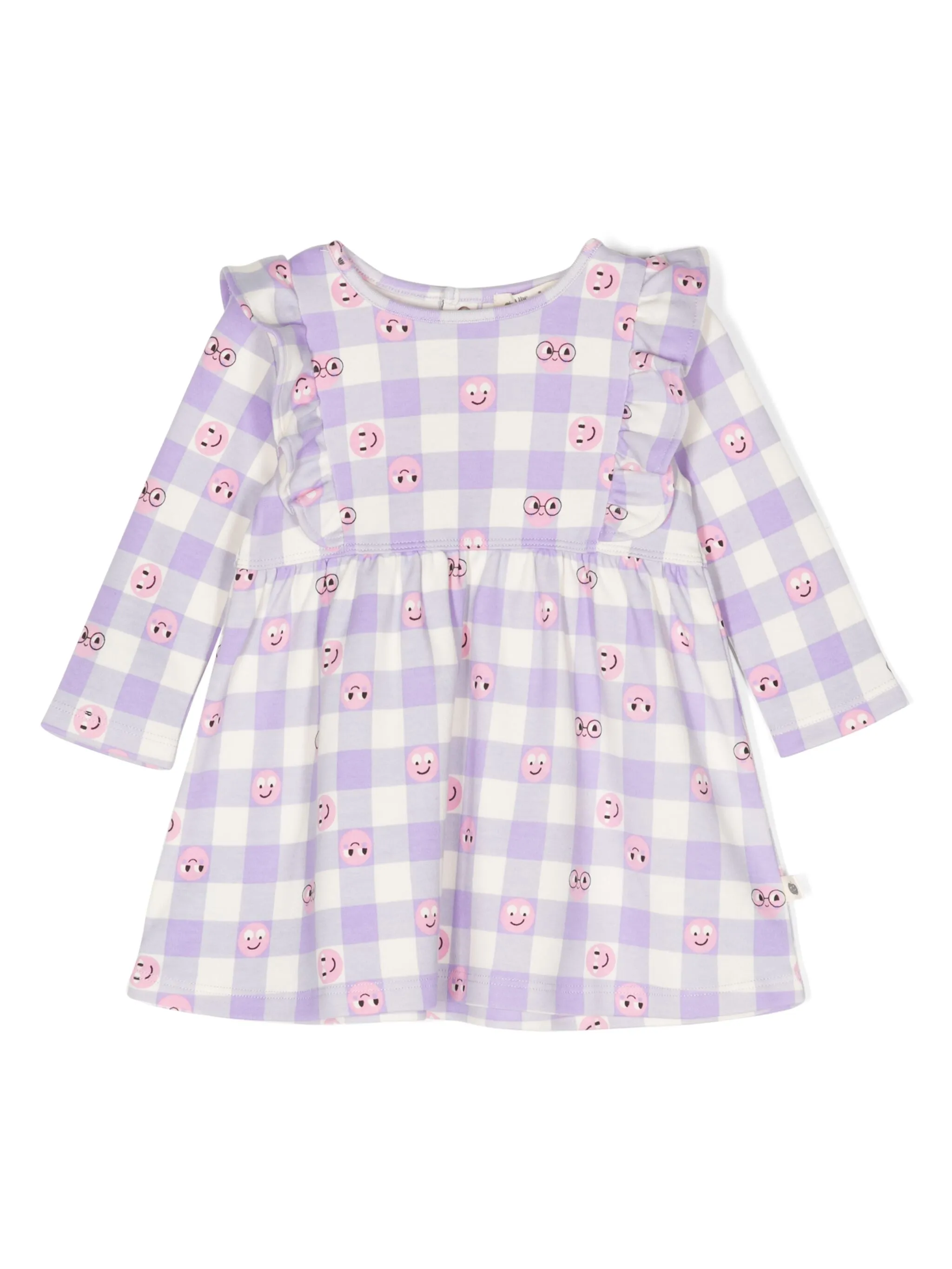 

Платье в клетку с оборками The Bonnie Mob, фиолетовый