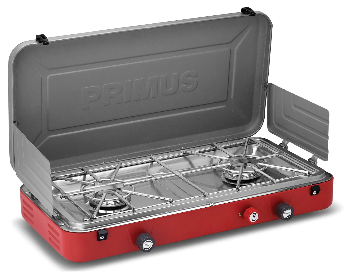 

Двухконфорочная пропановая походная плита Primus, Red