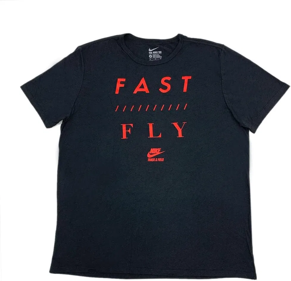 Футболка активная Nike Black/Red — фото 4