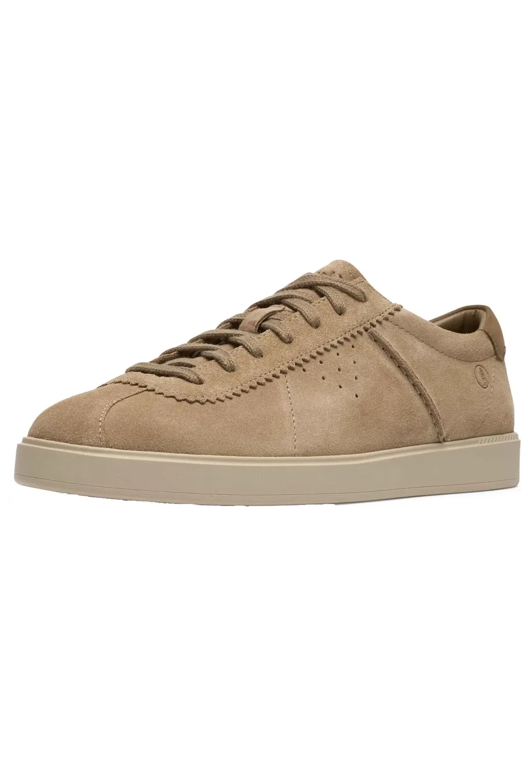 Sneakers Low из кожи, Clarks, сандаловый