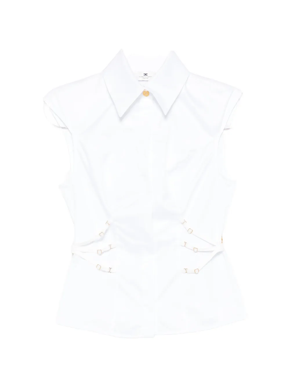 

Рубашка без рукавов Elisabetta Franchi, белый