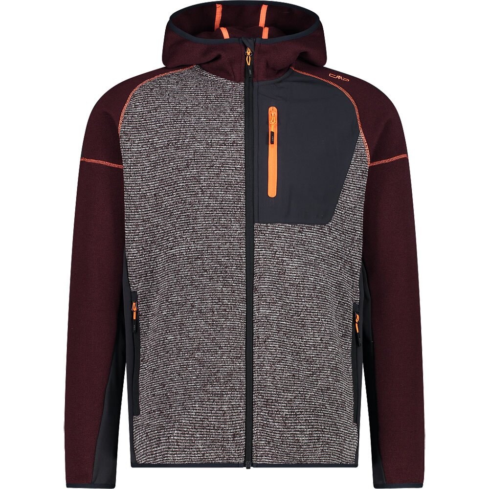 

Толстовка на молнии CMP Fix Hood 32H2187, серый
