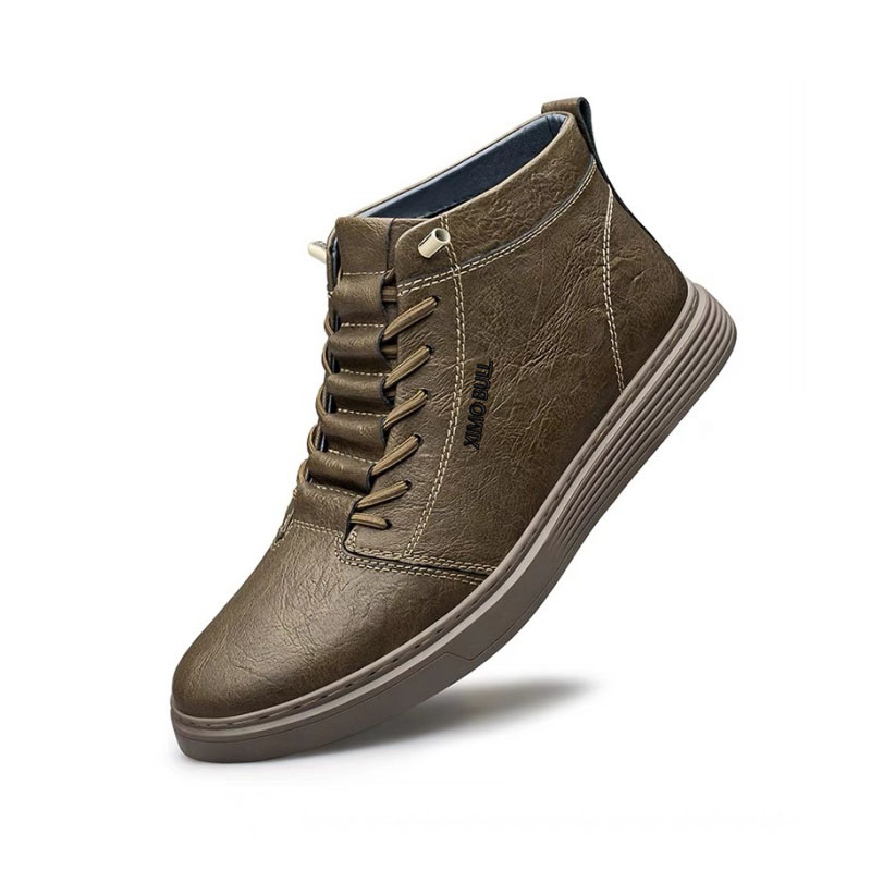 

XIMO BULL Высокие скейтерские кроссовки мужские хаки, цвет Khaki