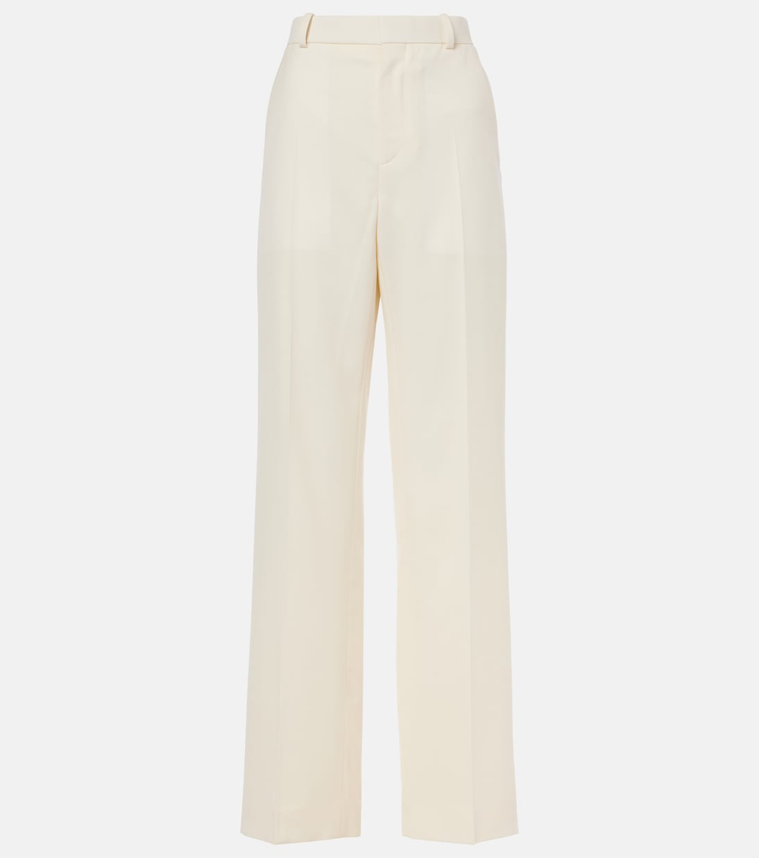 

Шерстяные брюки с низкой талией Wardrobe.NYC, белый