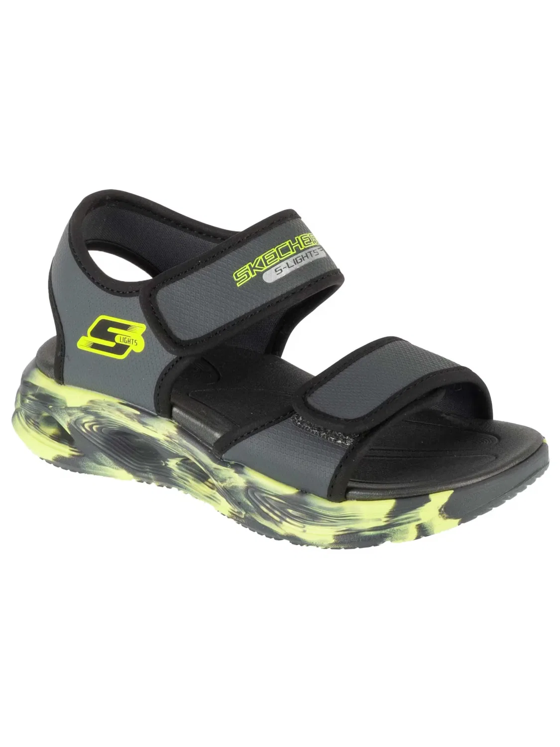 Сандалии Skechers серого цвета