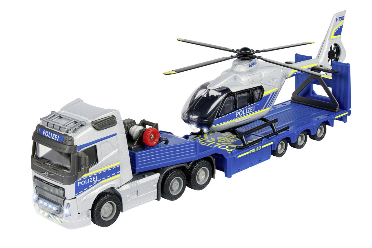

Majorette Grand Series Volvo Truck + Полицейский Вертолет Airbus 213716000
