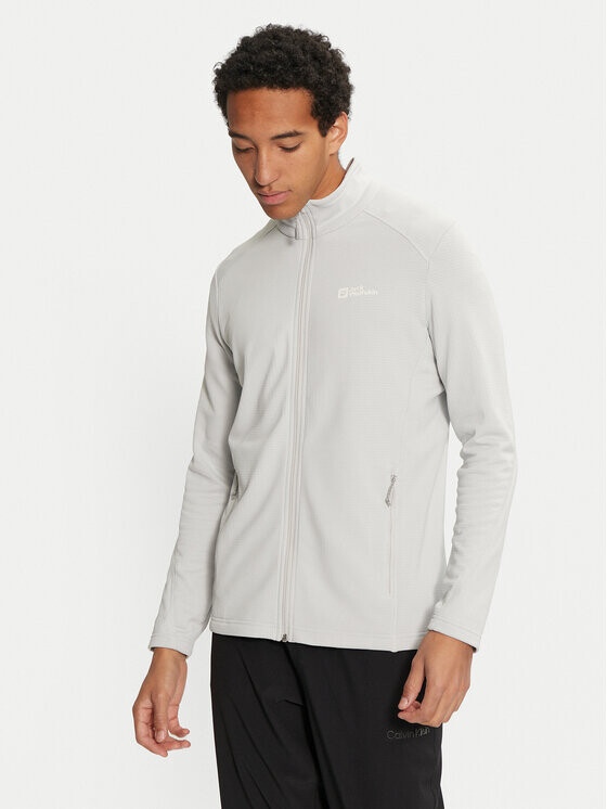 

Техническая толстовка стандартного кроя Jack Wolfskin, серый