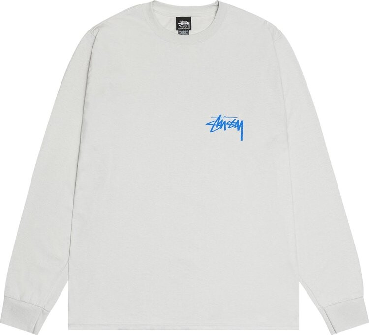 Лонгслив Stussy Beat Crazy 'Fog', серый