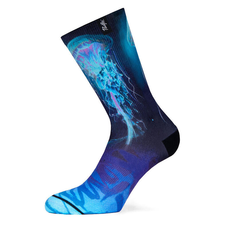

Носки для бега из ткани Coolmax Unisex Jellyfish, сублимированный Многоцветный PACIFIC AND CO, цвет azul