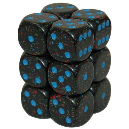 

Аксессуары Chessex Chessex 16mm d6 Set: Speckled Blue Stars (12)
