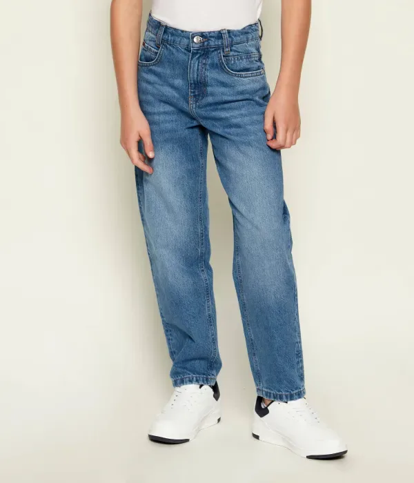 Джинсы 446 tapered fit Hugo Kids, синий