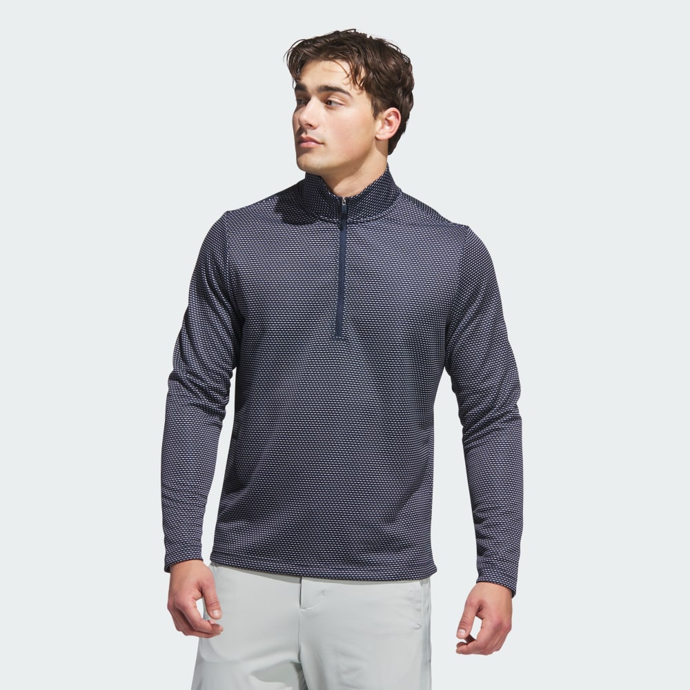 

Толстовка Adidas Performance Printed Quarter-Zip, цвет Collegiate Navy