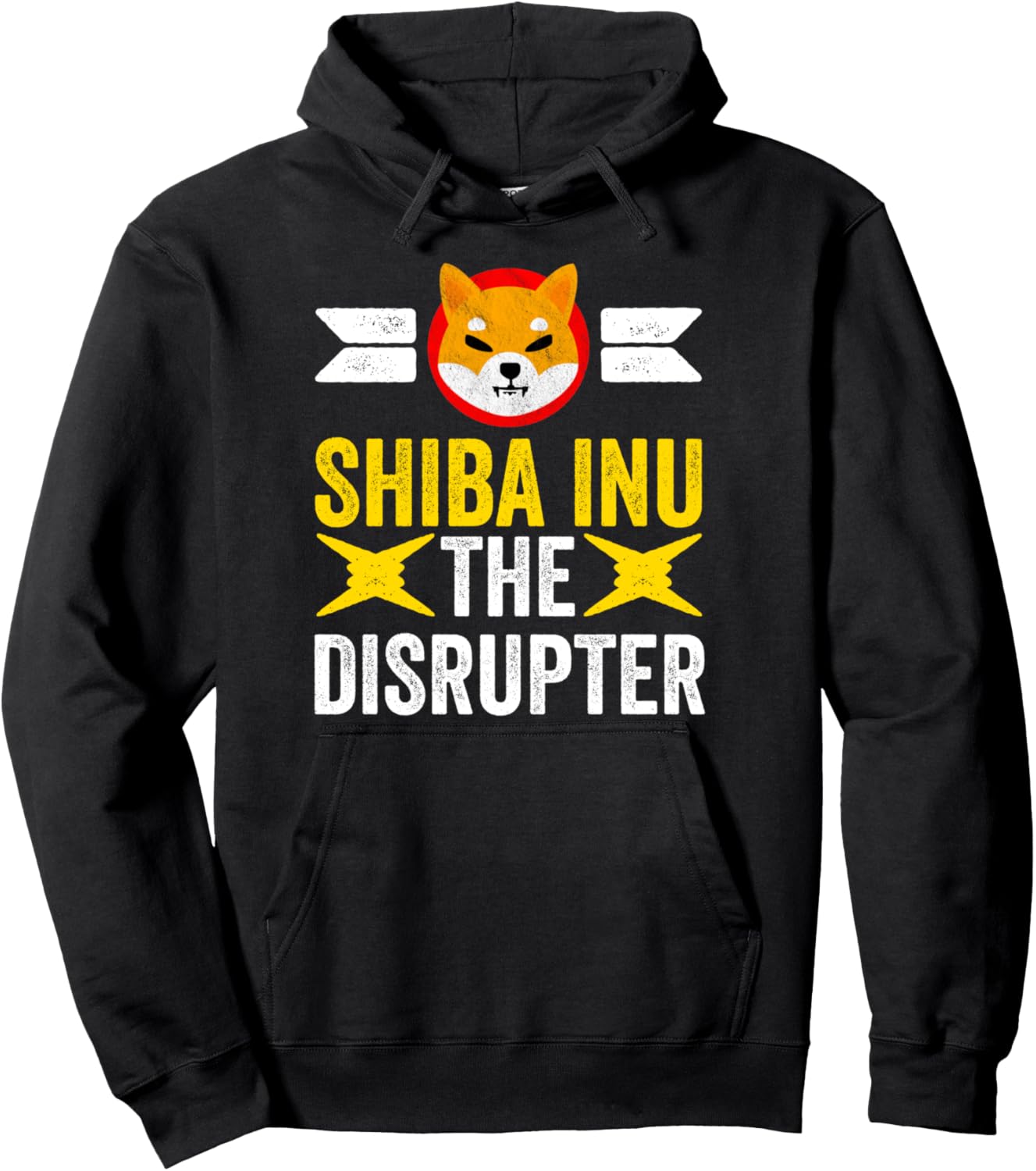

Шиба-ину, разрушитель блокчейна, HODL, криптовалюта, юмор, худи Shiba Inu Coin Vibes, черный