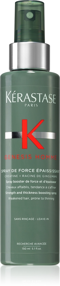 

Genesis homme spray de force épaississant stronger spray for weak, thinning hair Kérastase, vyrams 150 мл