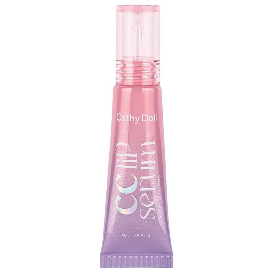 

Cathy Doll CC Lip Serum Color Corrector 03 Grape 10 G. บำรุงริมฝีปาก, Purple