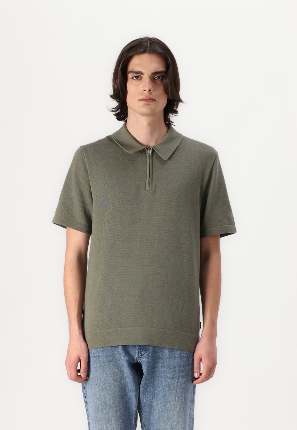 

Поло JPRBLAMILANO SPRING Jack & Jones PREMIUM, зеленый