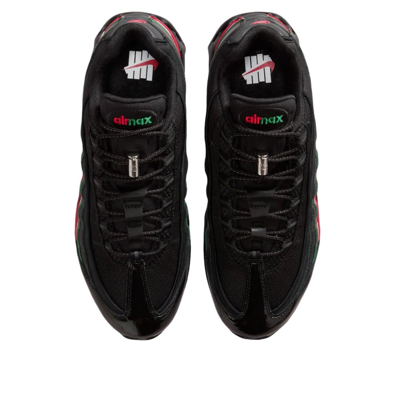 Кроссовки Nike x Undefeated Air Max 95 'Black Metallic Silver' — фото 3