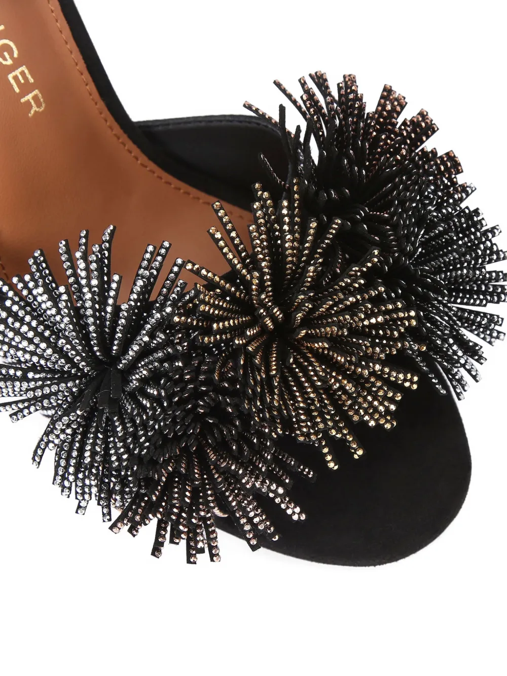 Босоножки Pom Pom 90 Kurt Geiger London, черный — фото 3