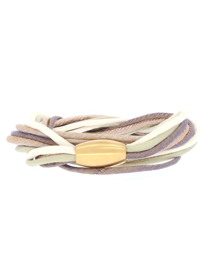 

Xen Шелковый браслет «с бриллиантом» коричневого цвета