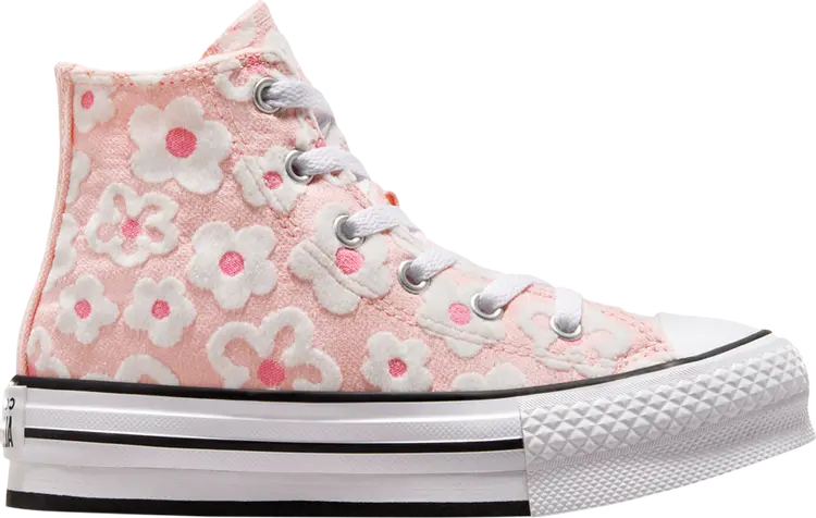 

Кроссовки Chuck Taylor All Star Lift Platform High PS 'Floral Embroidery', розовый