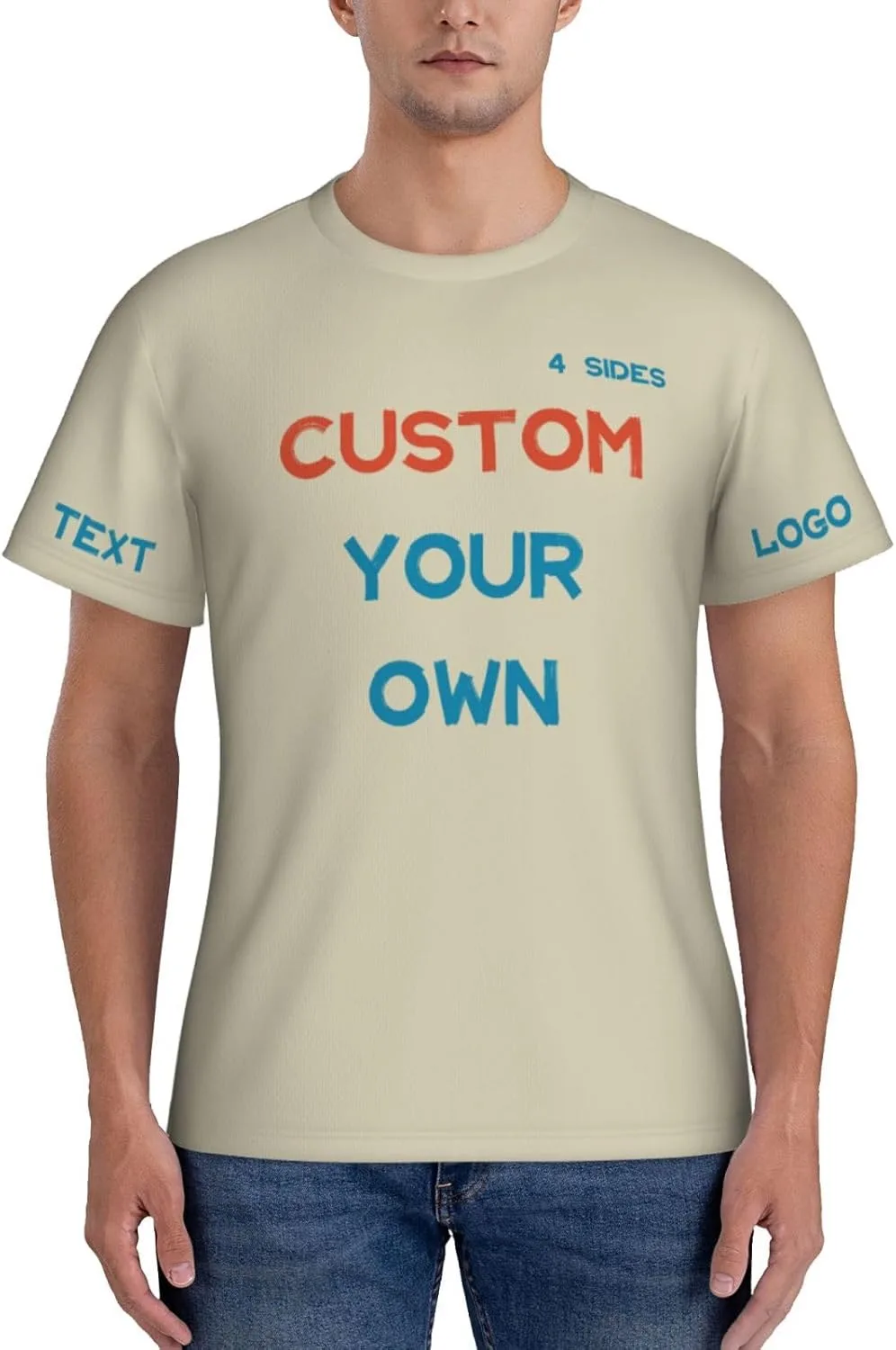 Футболка Custom с принтом на 4 сторонах для тренировок — фото 2